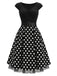 [Pre-Sale] Black 1950s Mesh Vintage Classic Dress 3