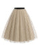 [Prévente] Ensemble Manches Bouffantes Ribbed Bodysuit & à Pois Tulle Années 1950 10