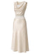 [Prévente] 3PCS Dentelle Satin Drapé Col Taille Champagne Années 1920 4