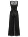 [Pre-Sale] Black 1960s Lace Vintage Classic Jumpsuit 4