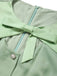 [Prévente] Robe Vert Nœud Hollow Bicolore Crayon Années 1960 6
