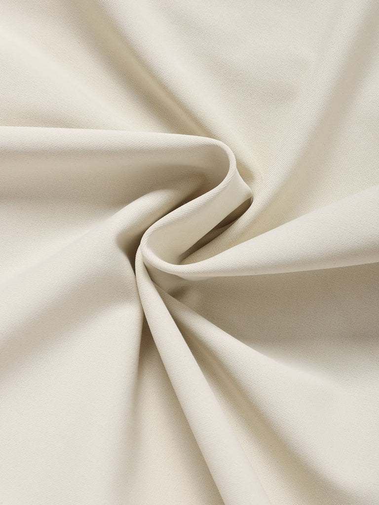 [Prévente] Combishort Beige Contrasté Trim Nœud Belt Années 1970 7