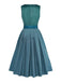 Green 1950s Vintage Classic Dress 3