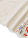 Robe Midi à Bretelles Spaghetti Petites Fleurs Beige Années 70