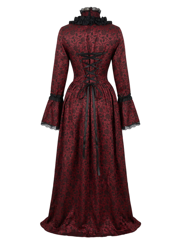 1930s Square Neck Vintage Classic Dress 9