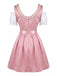 Pink 1950s Vintage Classic Dress 6
