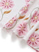 Robe Bretelles Spaghetti Floral en A Rose Années 1960 7