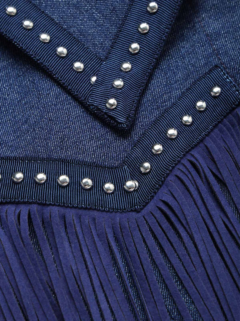 [Pre-Sale] Dark Blue 1960s Denim Vintage Classic Top 5
