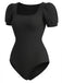 [Prévente] Ensemble Manches Bouffantes Ribbed Bodysuit & à Pois Tulle Années 1950 5