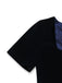 Robe Bleu Col Carré Velours & à Pois Apron Années 1950 5
