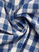 Robe à Bretelles Spaghetti Carreaux Vichy Bleue Années 40