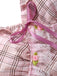 Robe Bretelle à Volants Carreaux Rose Années 50