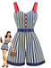 [Pre-Sale] 1950s Striped Vintage Classic Romper