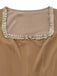 Khaki 1950s Vintage Classic Dress 4