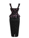 [Pre-Sale] Black 1960s Floral Vintage Classic Dress 4