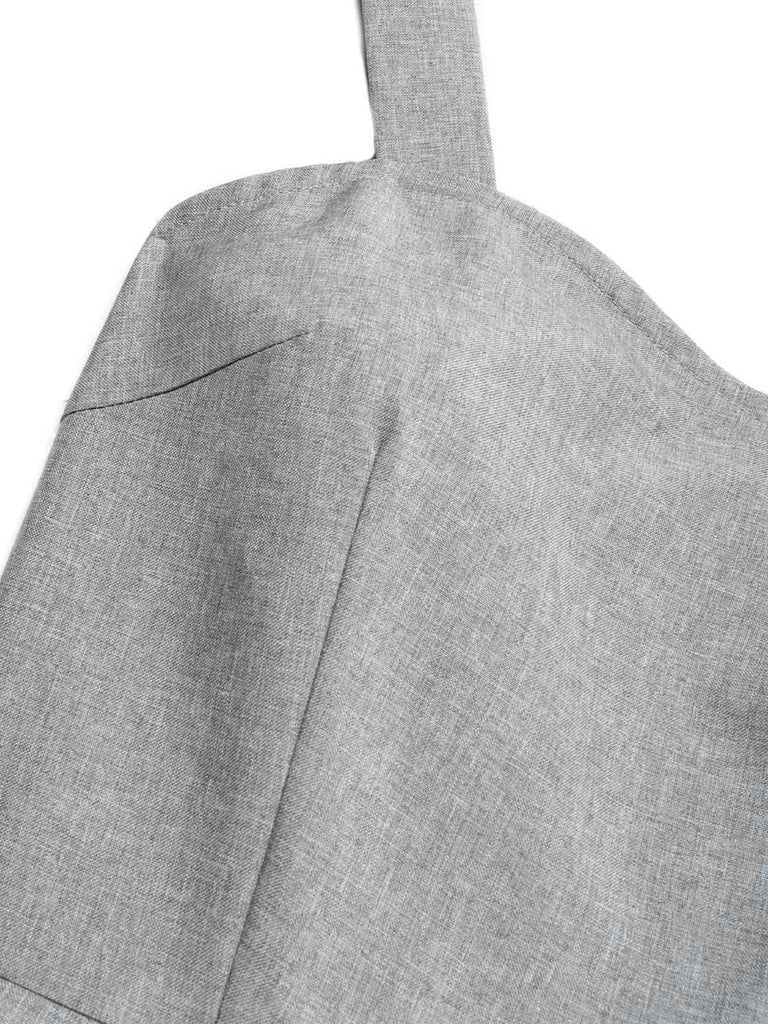 [Prévente] Ensemble 2 pièces gris avec robe crayon taille haute et cape à nœud années 1960
