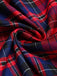 [Prévente] Robe à carreaux tartan, col carré, nœud et double boutonnage Années 1950 - 7