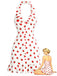 [Prévente] Robe Rouge Volant Dos Nu Strawberry Années 1930