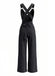 1970s V Neck Belted Vintage Jumpsuit 5