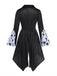 6PCS Costume Gothique Halloween Chapelier Noir Années 1960 2