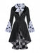 6PCS Costume Gothique Halloween Chapelier Noir Années 1960 3