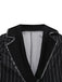 6PCS Costume Gothique Halloween Chapelier Noir Années 1960 5