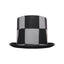 6PCS Costume Gothique Halloween Chapelier Noir Années 1960 6