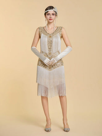 1920s Sequin Vintage Classic Dress 5