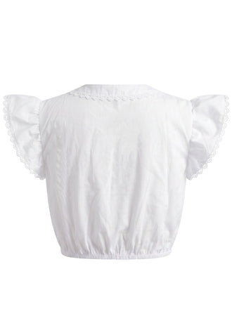 White 1960s Cami Vintage Classic Top 2