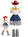 3PCS Set Costume Cowgirl Western Années 1950