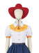 3PCS Set Costume Cowgirl Western Années 1950