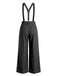 Combinaison Taille Haute Jambes Larges Plissé Gris Années 1960 5