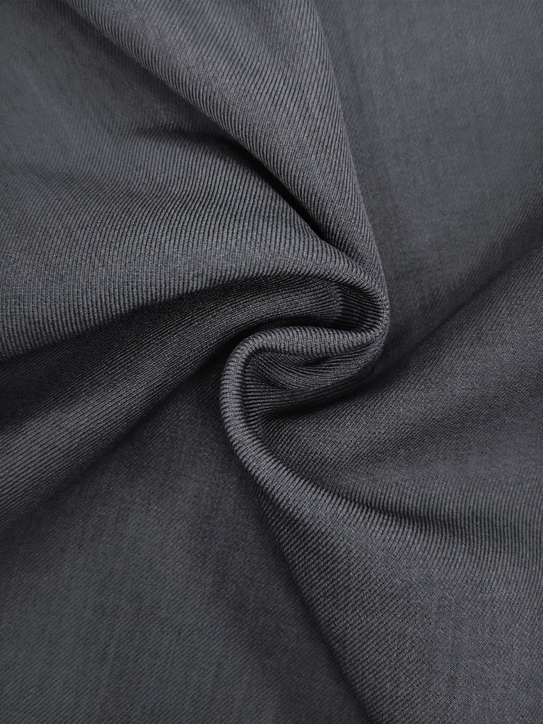 Combinaison Taille Haute Jambes Larges Plissé Gris Années 1960 9