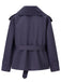 Veste Ceinturé Large Revers Trench Années 1960 9