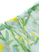 [Prévente] Robe Chartreuse Florale Ruban Vert Contrasté Nœud au Dos Années 1950 6