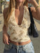 Tops Beige Dos Nu Paillettes Gainant Années 1960 3