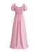 Robe Maxi à Manches Bouffantes et Taille Empire Années 1930