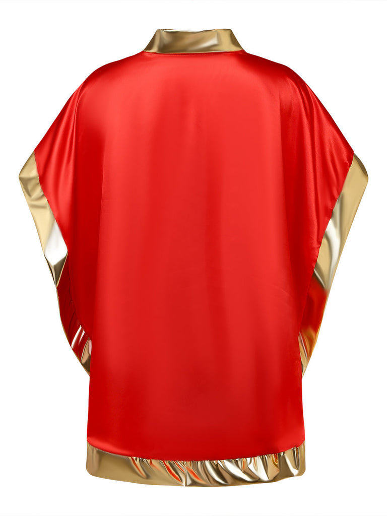 Body et Cape Costume Super-Héroïne à Étoile Rouge Années 1980