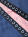 [Prévente] Mini Jupe Bleue Denim Dentelle Détail Chaîne Années 1950 6