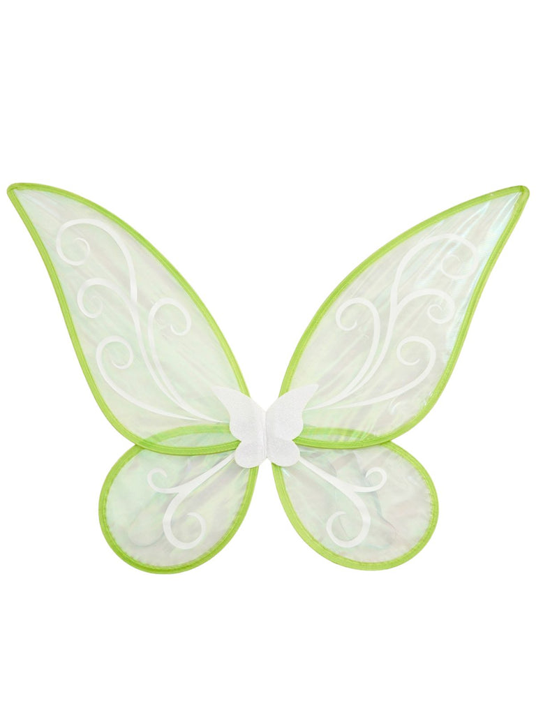 3PCS Costume Fée Princesse Vert avec Ailes Années 1950 7