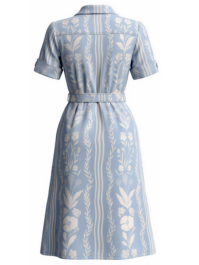 [Pre-Sale] Blw 1940s Floral Vintage Classic Dress 3