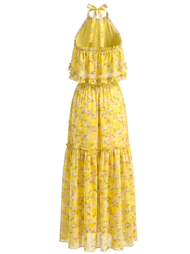 [Pre-Sale] 1980s Floral Vintage Classic Skirt 3