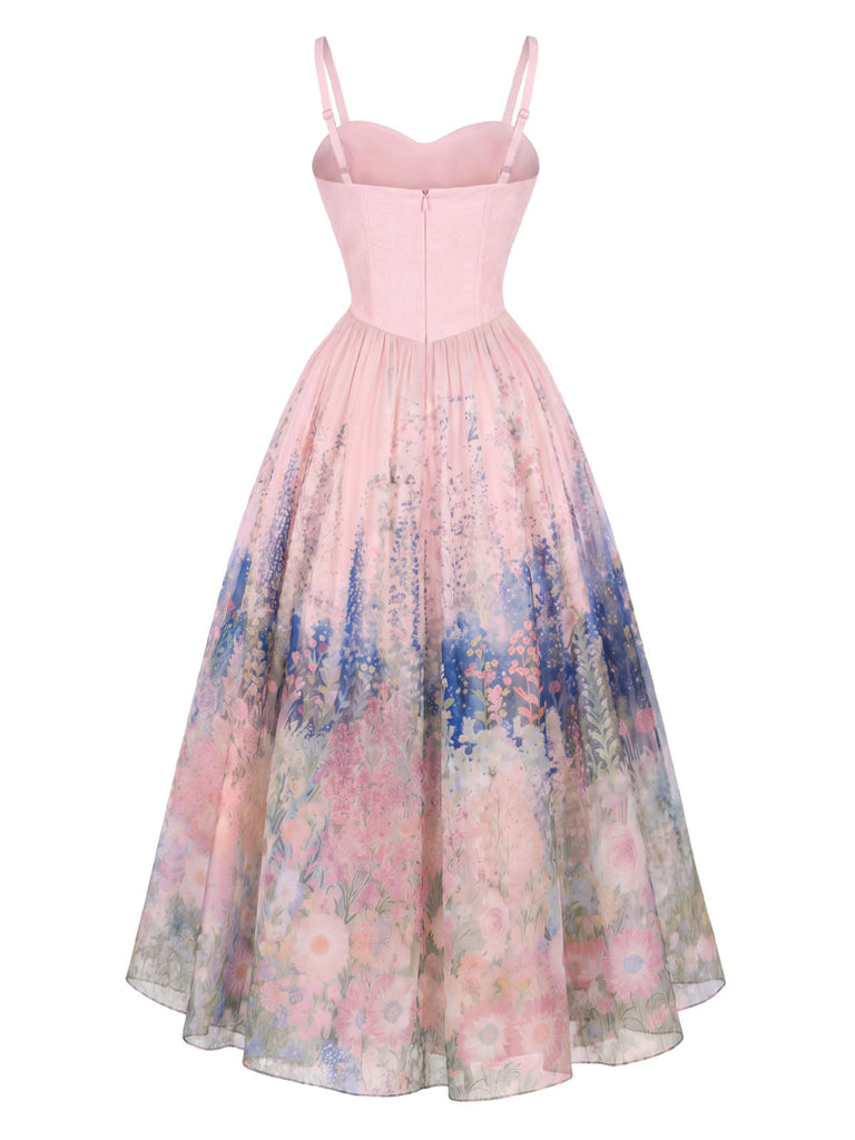 [Pre-Sale] Misty Rose 1930s Floral Vintage Dress 3