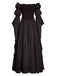 Robe Épaules Dénudées Virago Manche Taille Empire Long Années 1930