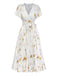 Apricot 1940s Vintage Classic Dress 2