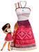 Robe Déguisement Vaiana Moiana Une Épaule Franges Années 70