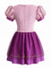 Mini-robe corset en tulle brodé couronne années 1950