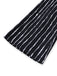 Ensemble costume cosplay Halloween 5PCS noir à rayures et coupe évasée Années 1940