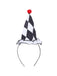 Halloween Noir Blanc Harlequin Clown Ensemble Costume Années 1950