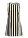 Robe Rayé Sans Manches Ligne A Mini Années 1960 2